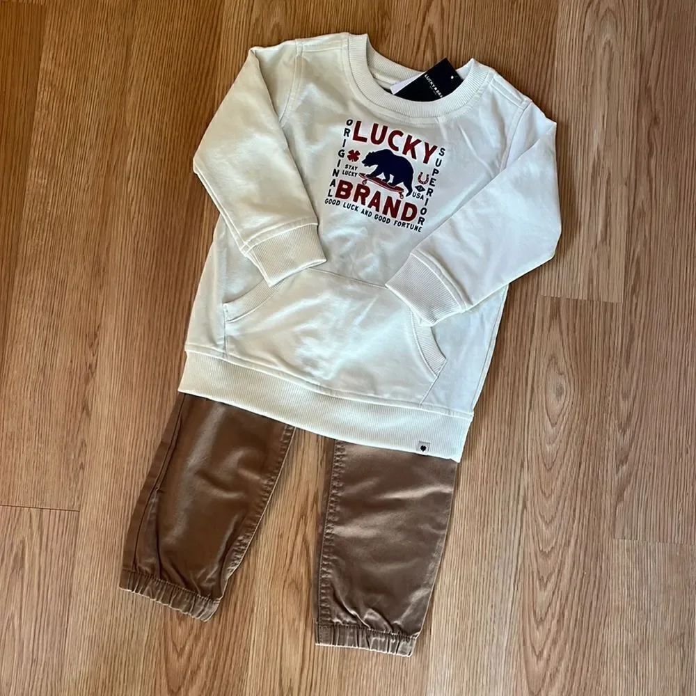 Lucky Brand Size 4T 2-Piece Pant Set